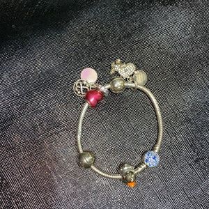 Pandora bracelet with charms !